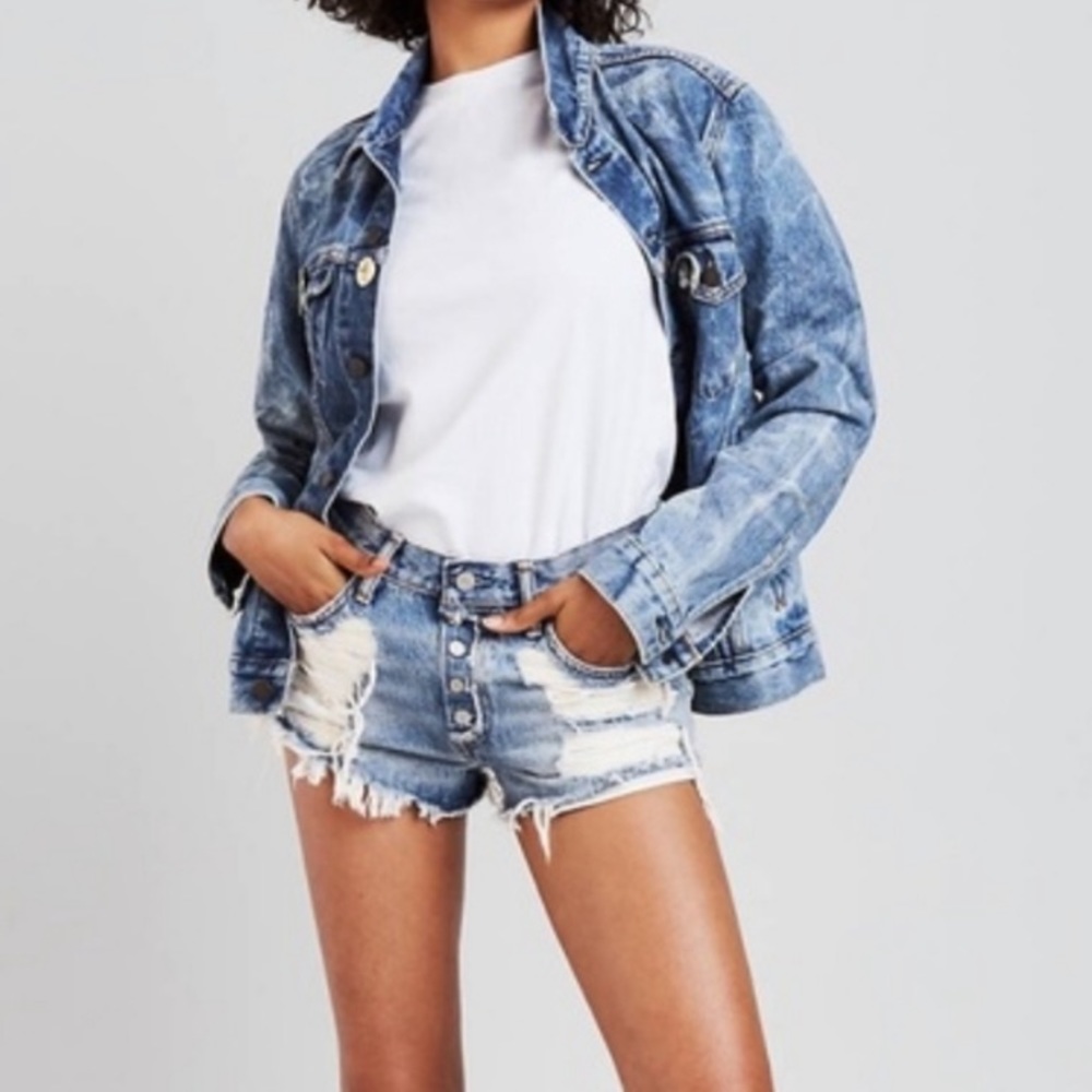 Levi’s 501 X Rolling Stones Cut Off Shorts
